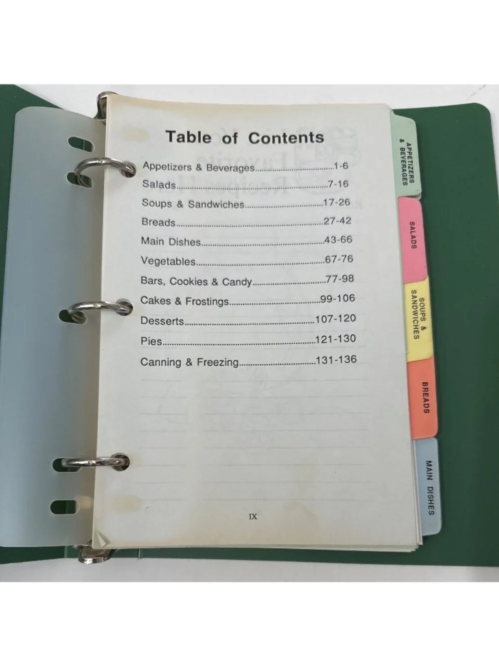 Immanuel Lutheran Church Cookbook 1987 Vtg Recipe Collection Ring Bound Canning - Picture 2 of 16